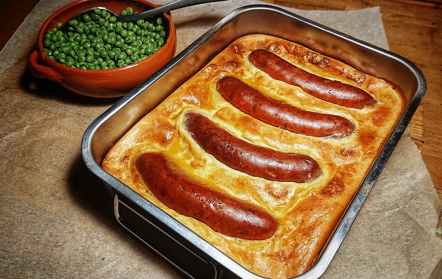 Toad in the hole (American Style)