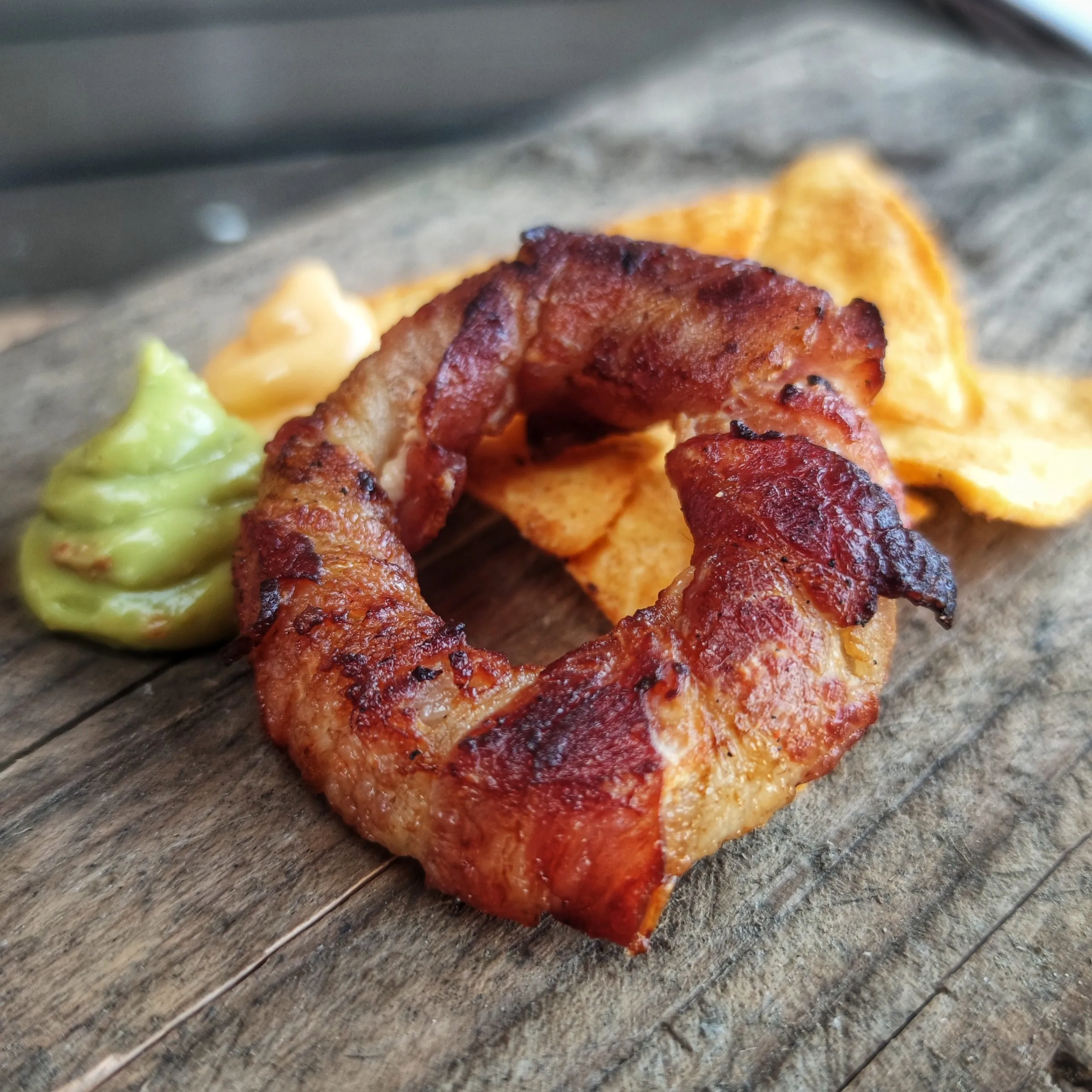 Bacon Onion Rings (een stuk of 8)
